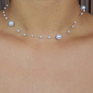 CHOKER PERLA G Y CH