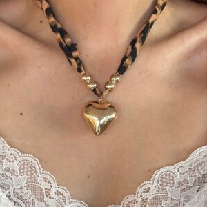 Collar Print de Leopardo