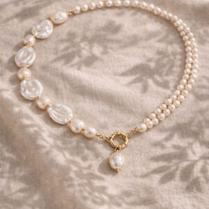 Set Perla Natural Circular